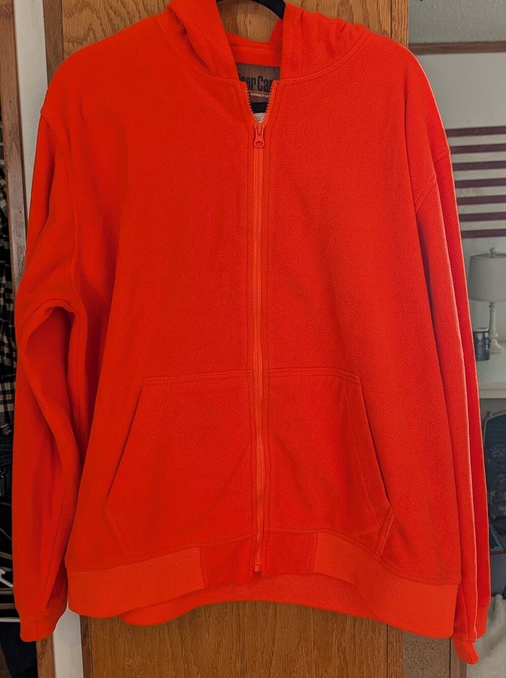 🧨Mens Large Deer Camp Zip Hoodie